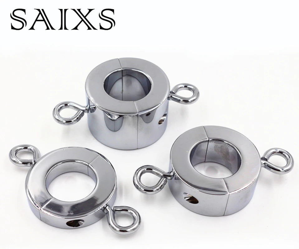 Metal Cock Ring Ball Stretchers