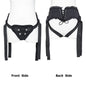 Black Lace Strap On Harness