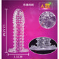 Crystal Cock Ring Penis Extension Sleeve for Men