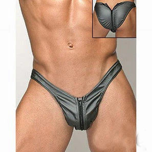 Front Black Zip Underwear