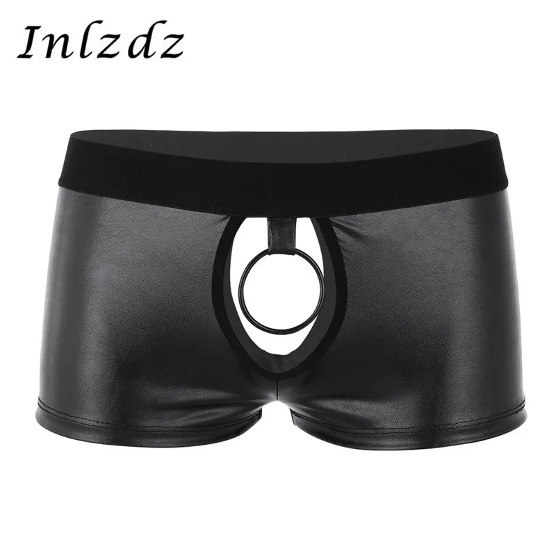 Mens Lingerie Latex boxers