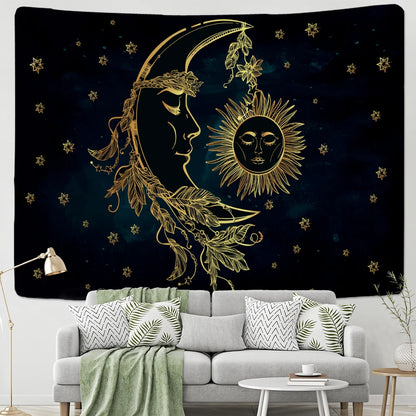 Cat Mysterious Divination  Tapestry