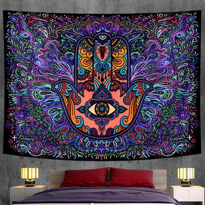 Lucky hand tapestry