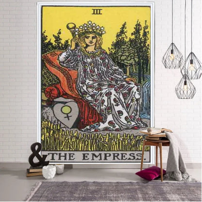 Tarot card decoration tapestry