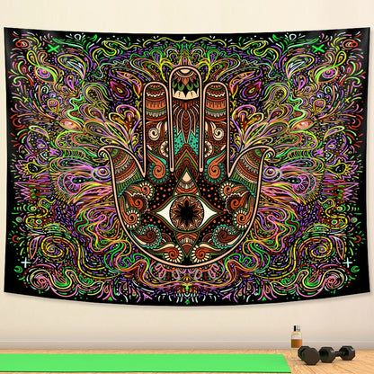 Lucky hand tapestry