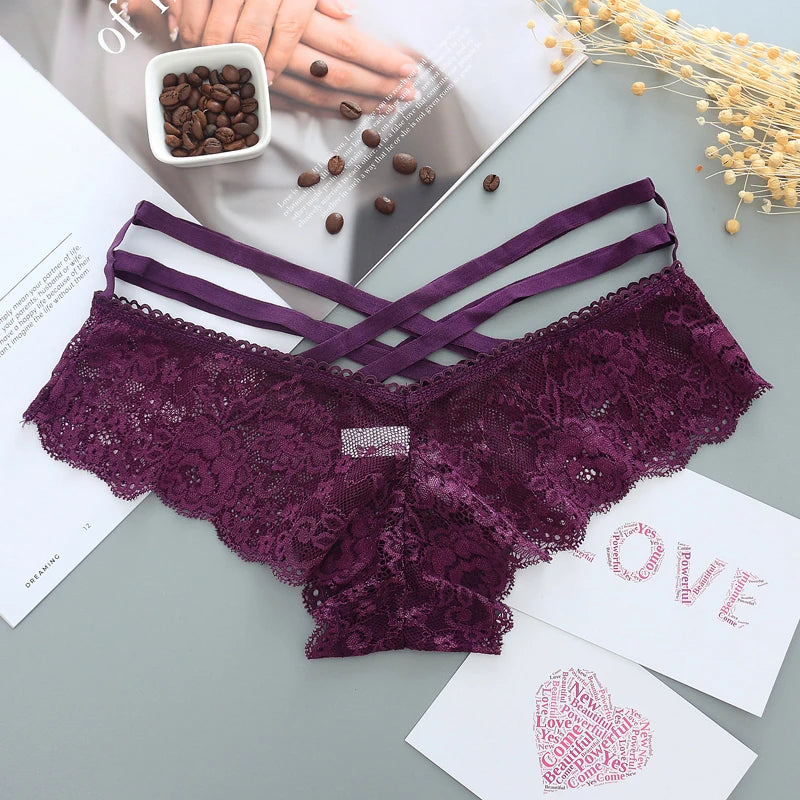 Female Underwear Cross Strap Temptation Lingerie Ladies G String Thong