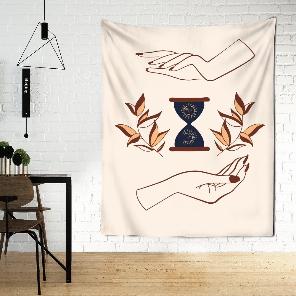Cat Mysterious Divination  Tapestry