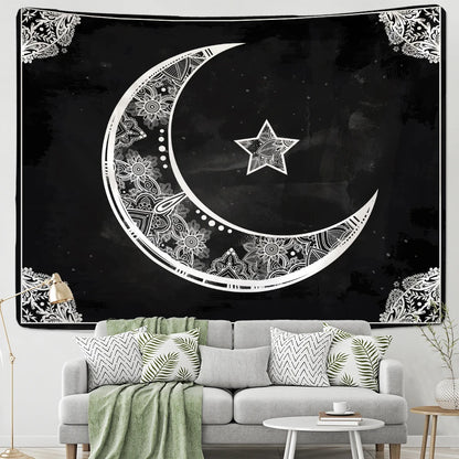 Cat Mysterious Divination  Tapestry