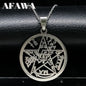 Witchcraft Pentagram Tetragrammaton Pendant