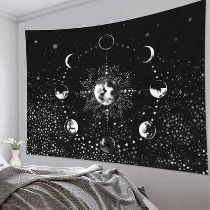 Sun Moon Mandala tapestry