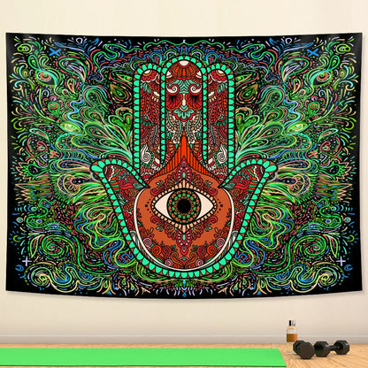 Lucky hand tapestry