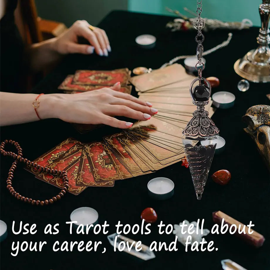 Resin Crystal Pendulums for Dowsing Divination