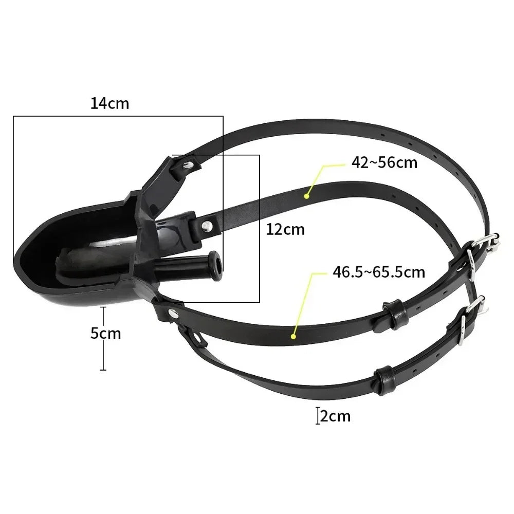 Urinal Mouth Plug Fetish