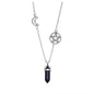 Pentagram Star Chakra Stones Pendant Necklace