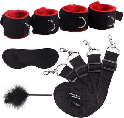 Sex Restraints Erotic Handcuff Bed Bondage Kit