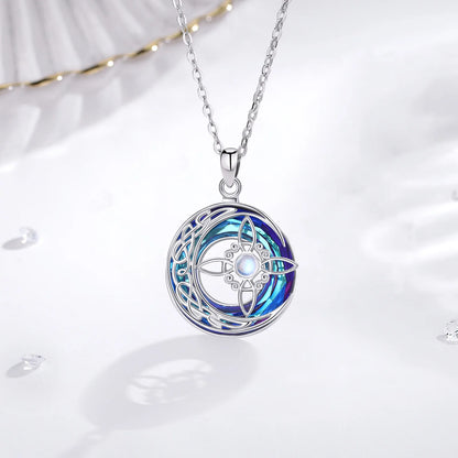 Sterling Silver Witch Knot Necklace