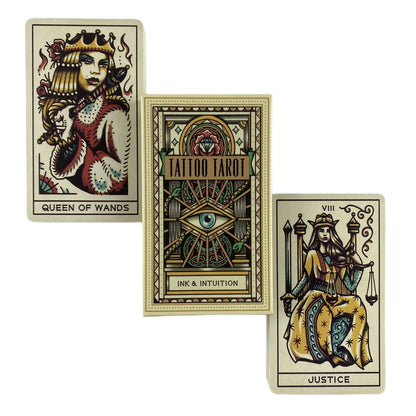 Tattoo Tarot Cards A 78 Deck