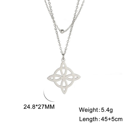 Vintage Witch Knot Necklace