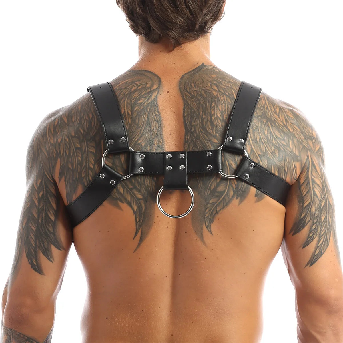 Sexy Men Leather Chest Harness
