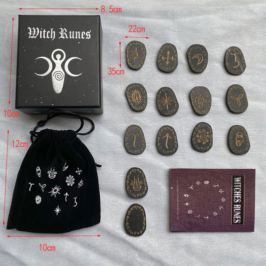 Tarot Cards With Witch Wood Runes