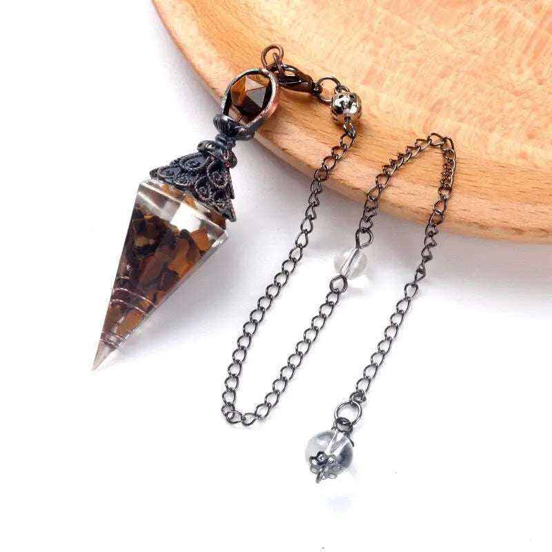 Resin Crystal Pendulums for Dowsing Divination