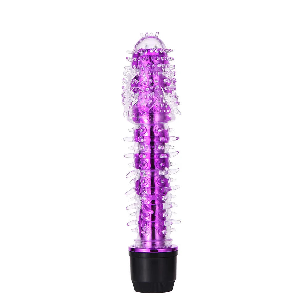 Jelly Vibrating Dildo with Thorn Dragon Beard