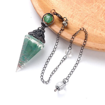 Resin Crystal Pendulums for Dowsing Divination