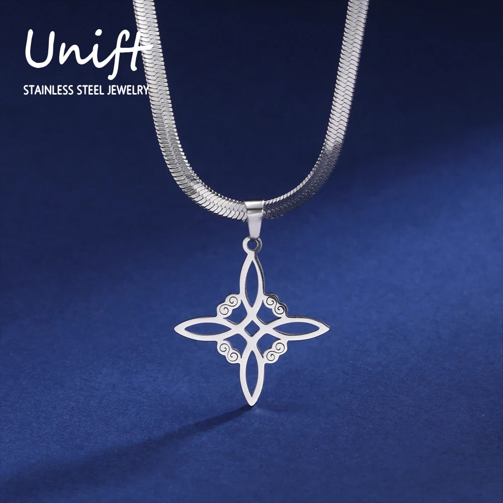 Vintage Witch Knot Necklace