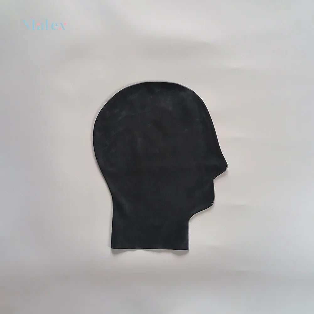 Short Style Latex Full Head Hood