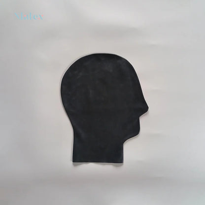 Short Style Latex Full Head Hood