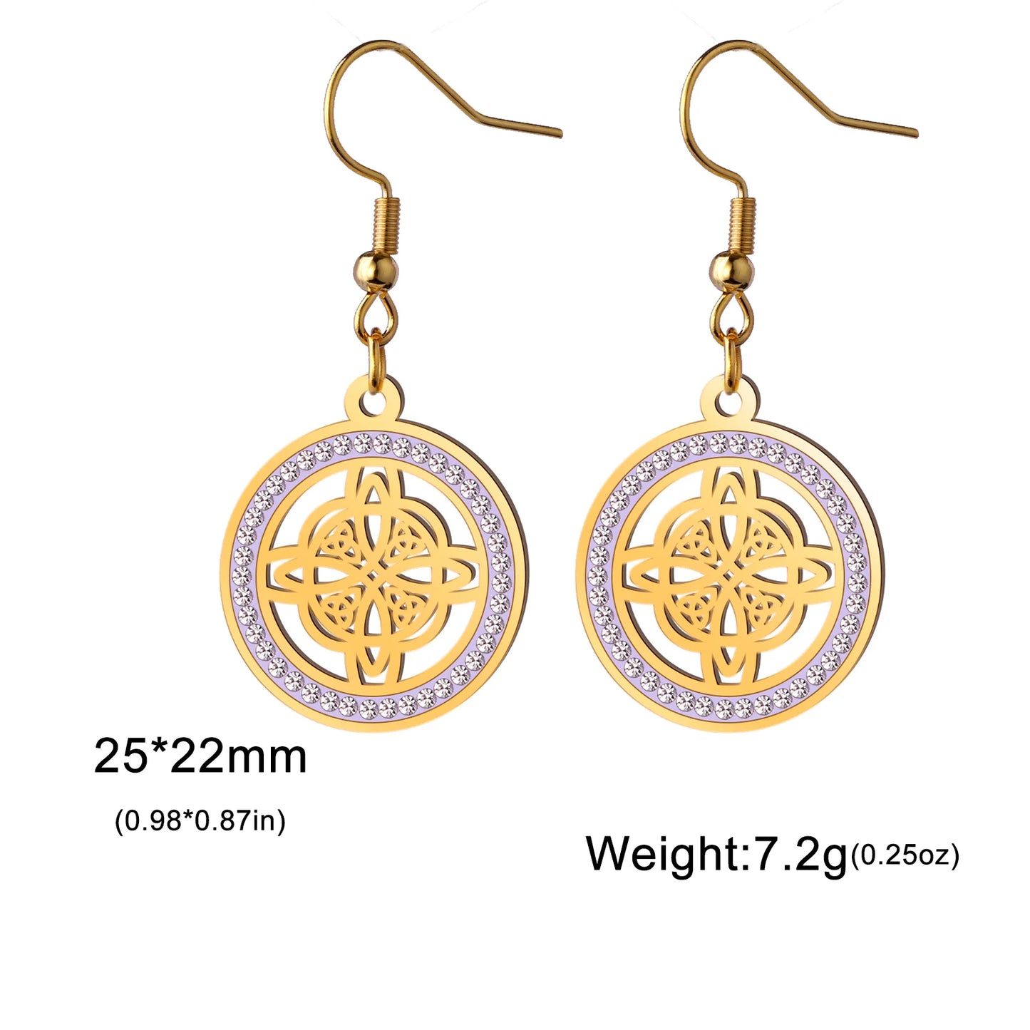 Skyrim Witch Knot Drop Earring