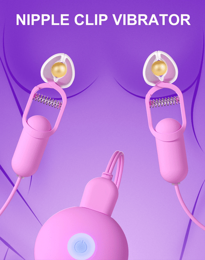10 Speed Vibrating Nipple Clamp