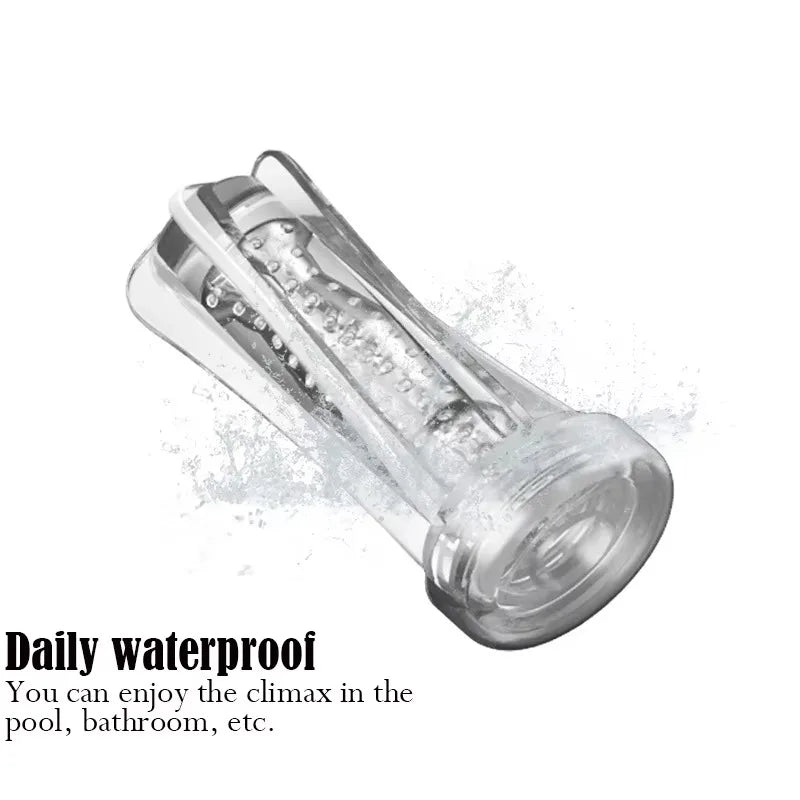 Transparent Male Masturbation Cup