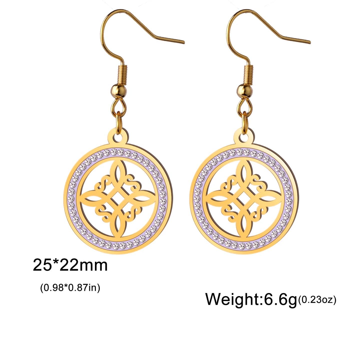 Skyrim Witch Knot Drop Earring