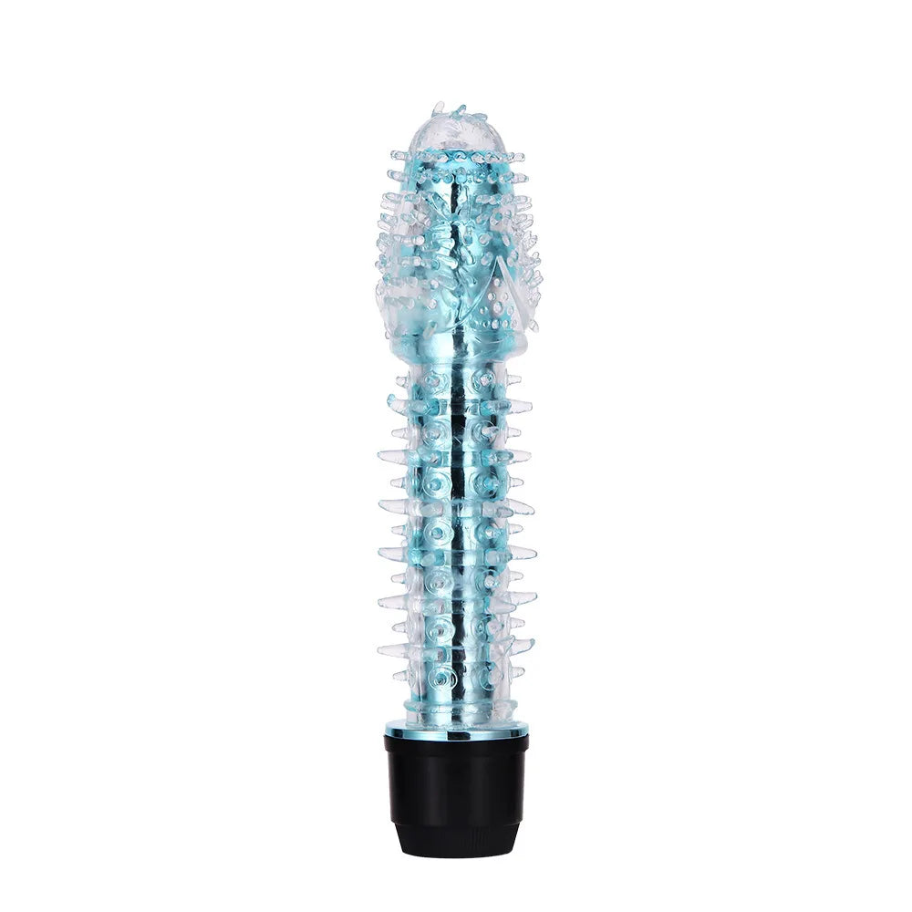 Jelly Vibrating Dildo with Thorn Dragon Beard