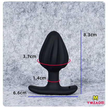 YWZAO Couples Thong Plug Silicone Anal Toy for Men Women