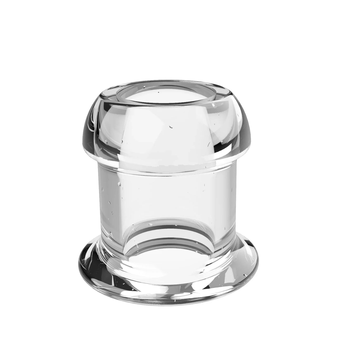 Hollow Speculum Peeking anal beads butt plug with stopper expander