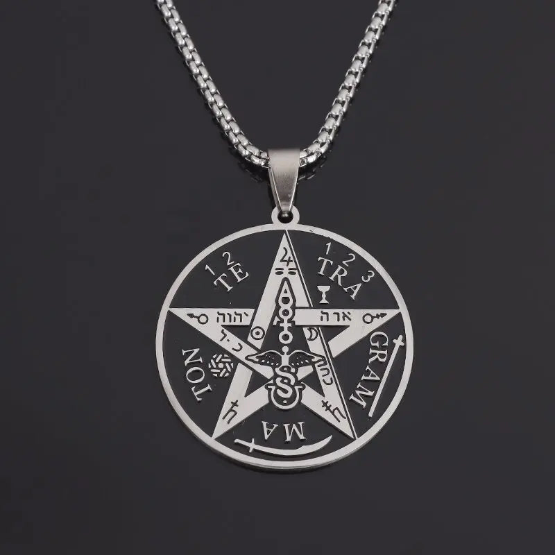 Stainless Steel Pentagram Pendant