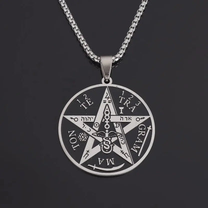 Stainless Steel Pentagram Pendant