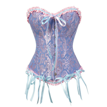 corsets bustiers floral lace tops for women