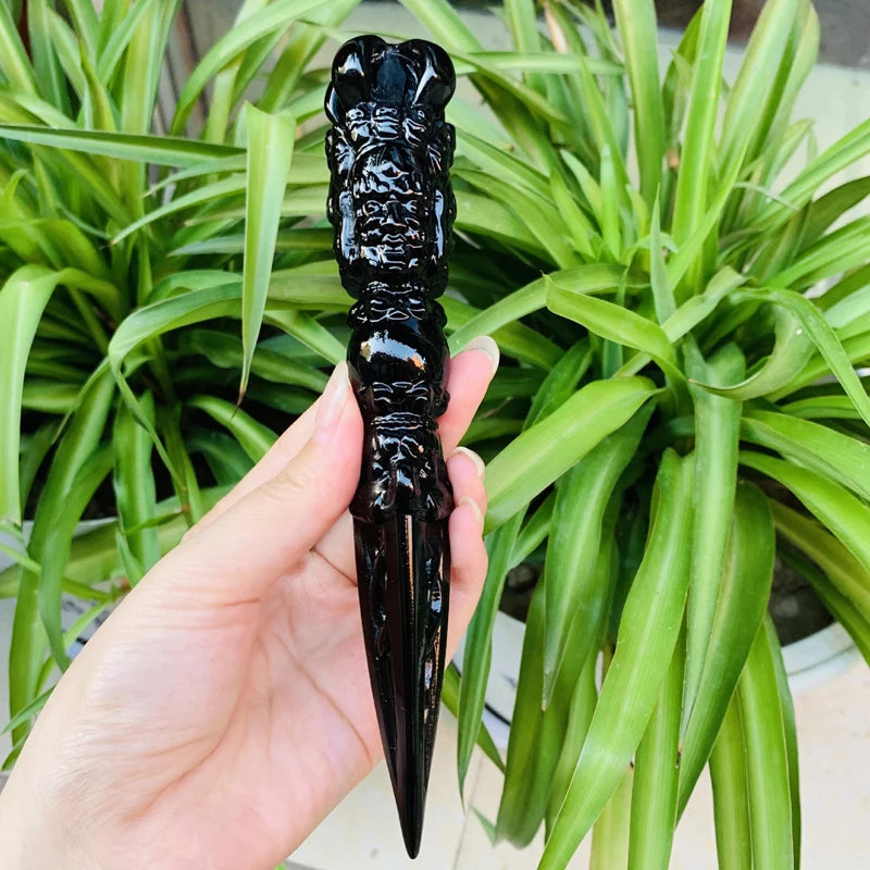 Hand Carved Tibetan Buddhist Vajrakila Pestle