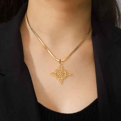 Vintage Witch Knot Necklace