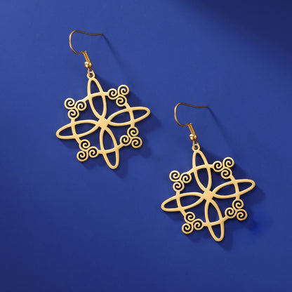 Triquetra Celtics Trinity Knot Earrings