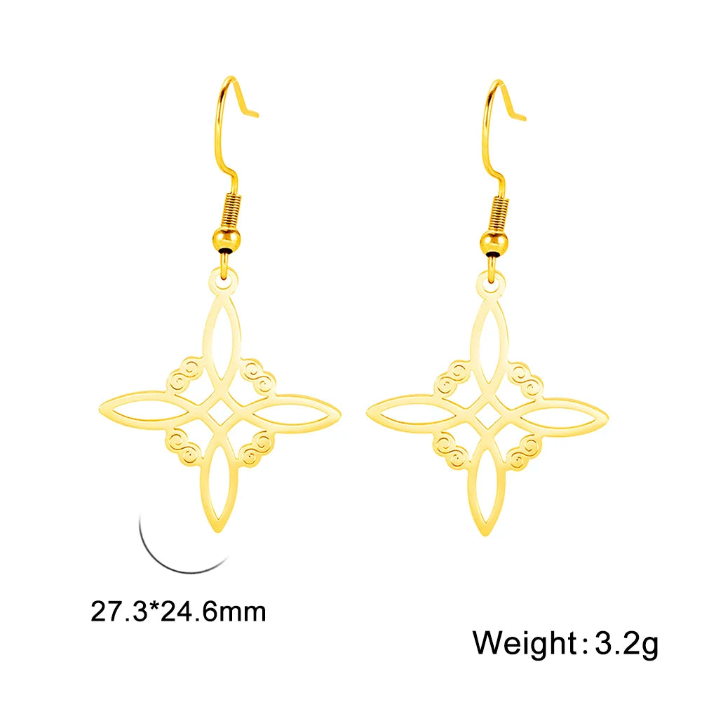 Skyrim Amulet Witch Knot Earring