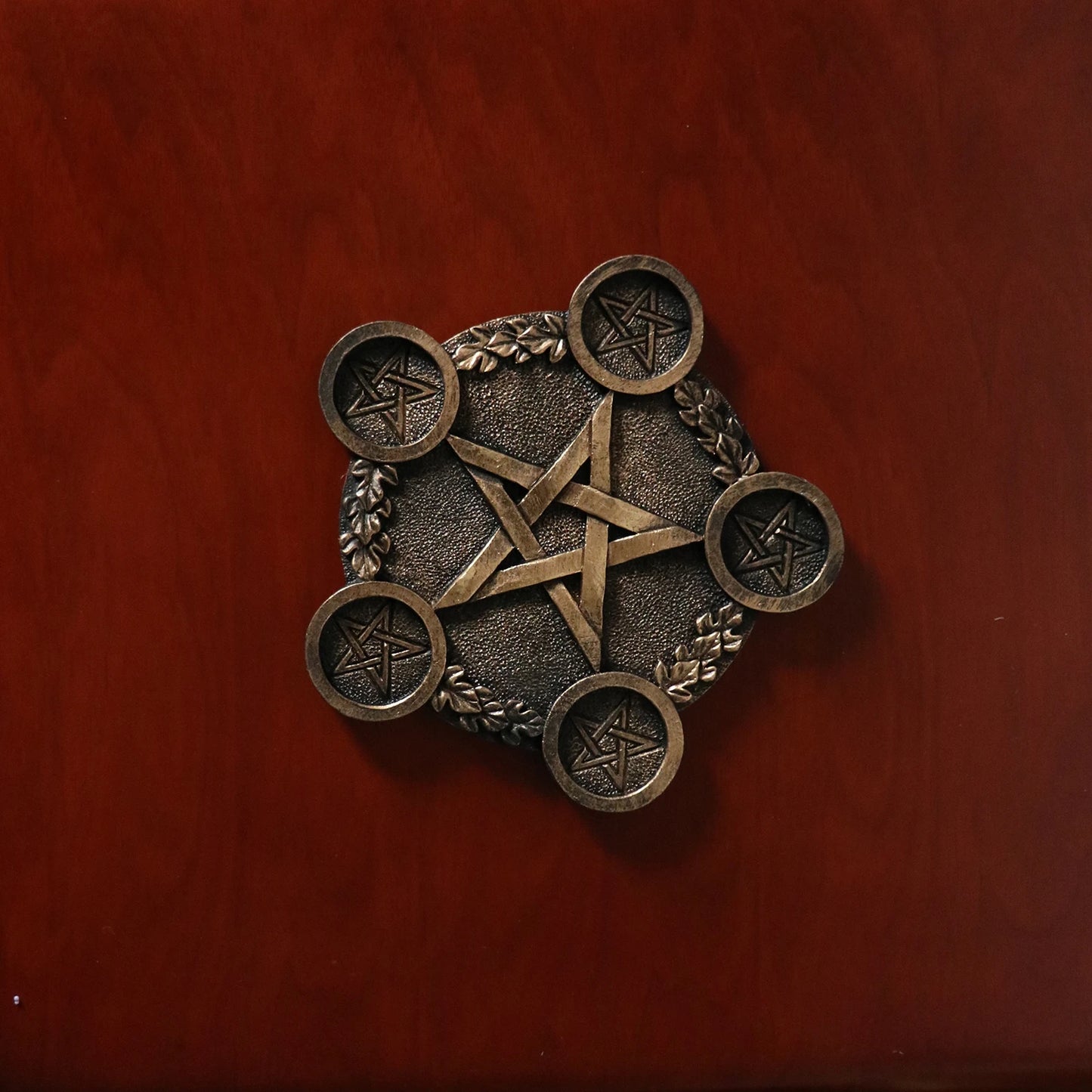 Pentagram  Altar Plate Candle Holder