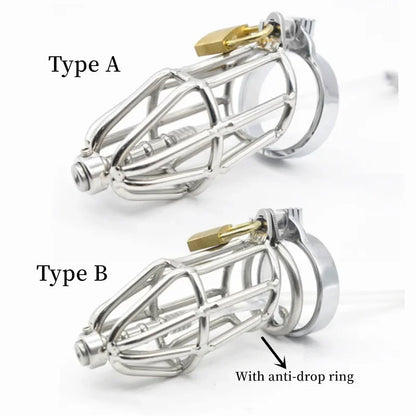Male Stainless Steel Chastity Cage