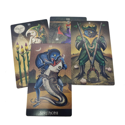 Deviant Moon Divination Tarot Borderless Edition with Guidebook,