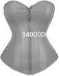 caudatus Ladies Faux Leather Corsets w/ zipper