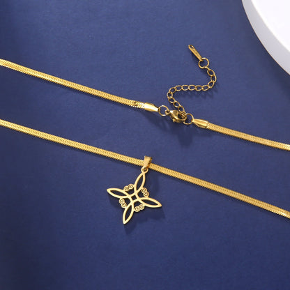 Vintage Witch Knot Necklace