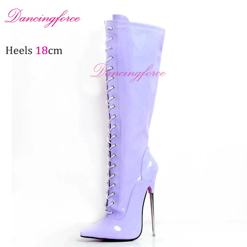 18cm Extreme High Sexy  Metal Heels Stiletto